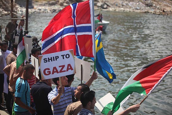 اسرائيل تعترض سفينة ماريان لكسر حصار غزة وتسيطر عليها دون اصابات صورة رقم 1