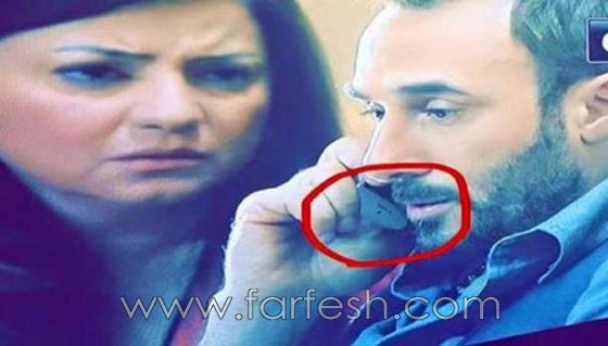  اخطاء  مسلسلات رمضان: يتحدث بالهاتف بالمقلوب وهيفاء وفيفي بكامل اناقتهما بعد الضرب صورة رقم 4