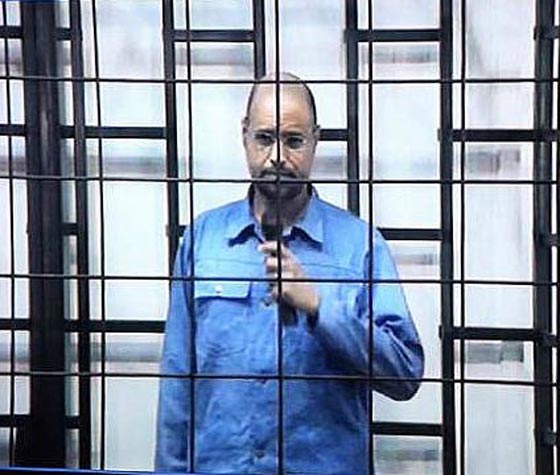 الحكم على سيف الاسلام القذافي والسنوسي بالاعدام رميا بالرصاص صورة رقم 1