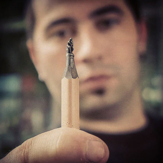 نحّات يصنع من أقلام الرصاص قطعا فنية مذهلة.. شاهد صورة رقم 13