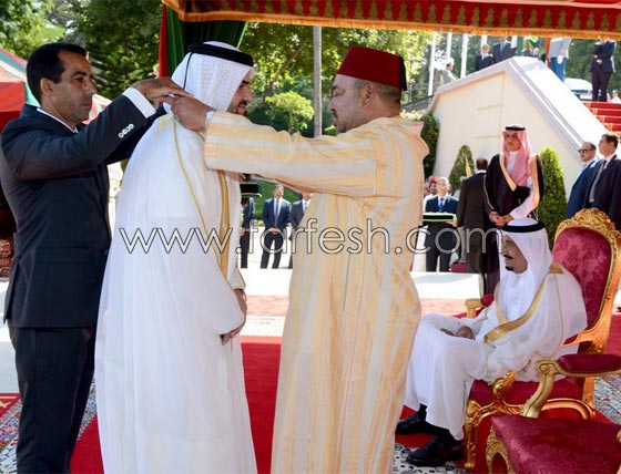 صور الفنان سعد المجرد ينال من ملك المغرب وسام المكافأة الوطنية   صورة رقم 4