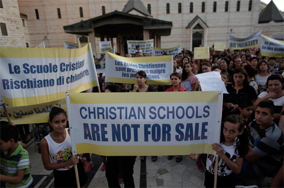 هدية العام الدراسي الجديد.. اسرائيل تقلص تمويل المدارس المسيحية!! صورة رقم 2