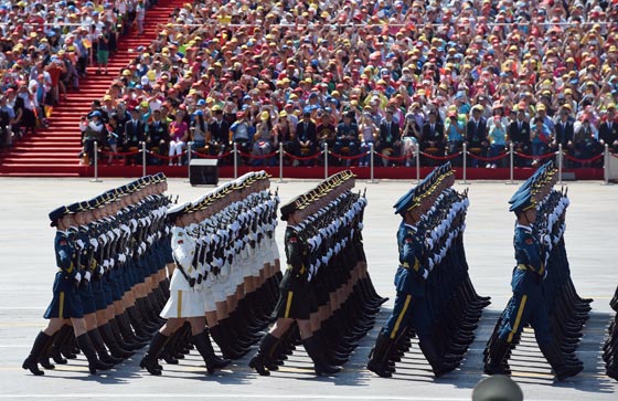 الصين تستعرض قوتها العسكرية الجبارة.. بالفيديو صورة رقم 35
