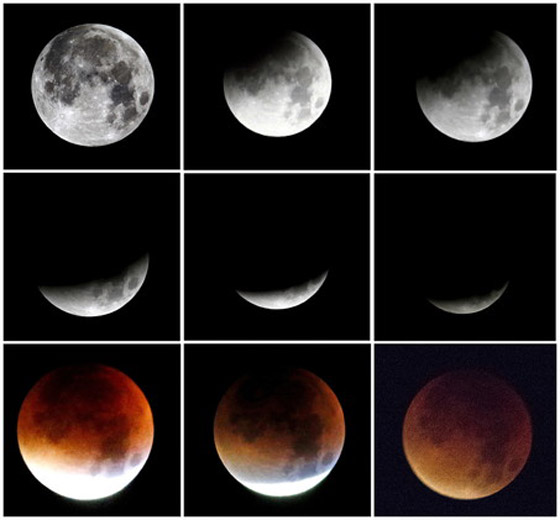 صور لخسوف القمر العملاق من مختلف انحاء العالم  صورة رقم 9