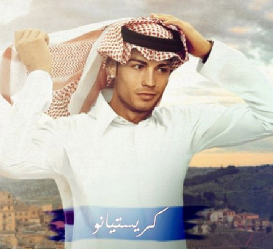 صور فنانين ومشاهير عالميين يرتدون الزي العربي التقليدي صورة رقم 6