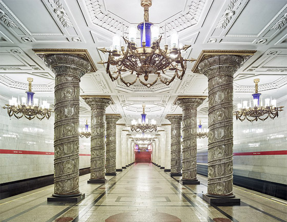 تحف معمارية تحت الأرض.. اسمها محطات القطار الروسية صورة رقم 1