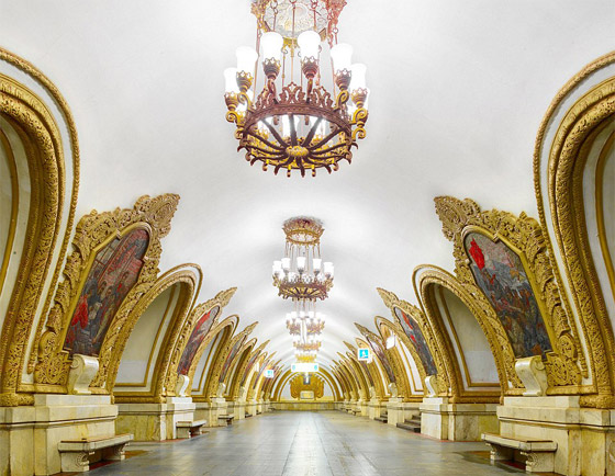 تحف معمارية تحت الأرض.. اسمها محطات القطار الروسية صورة رقم 5