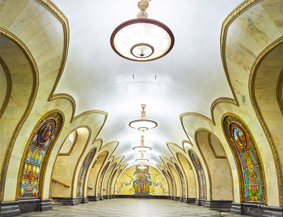 تحف معمارية تحت الأرض.. اسمها محطات القطار الروسية صورة رقم 9