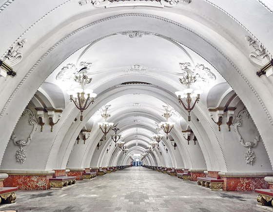 تحف معمارية تحت الأرض.. اسمها محطات القطار الروسية صورة رقم 10