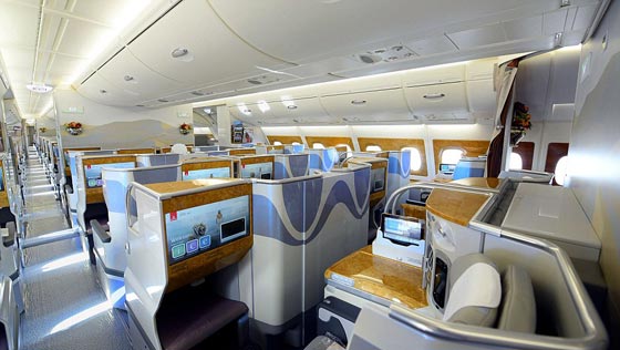 صور طائرة الامارات (ايرباص) الحديثة الاكثر تطورا في العالم صورة رقم 5