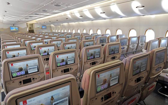 صور طائرة الامارات (ايرباص) الحديثة الاكثر تطورا في العالم صورة رقم 6