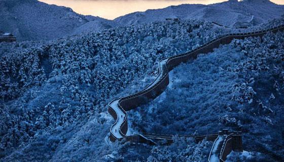 معرض صور.. القطن الابيض يغطي سور الصين العظيم صورة رقم 6