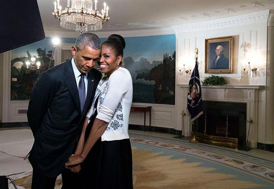  أجمل الصور الجماعية لأسرة اوباما منذ دخولها البيت الابيض صورة رقم 3