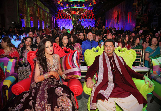 صور زفاف أسطوري لابن مليونير هندي كلّف 14 مليون جنيه استرليني! صورة رقم 12