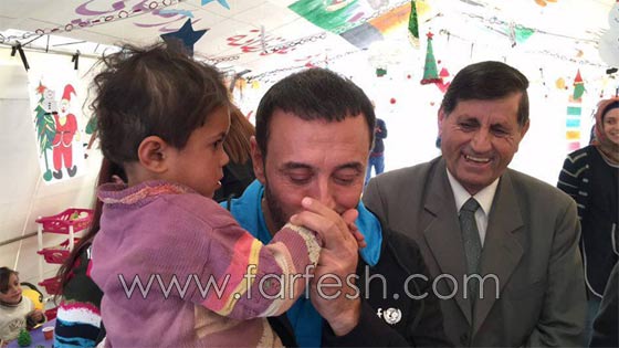   صور كاظم الساهر سفير اليونيسيف يزور مخيمات الاطفال في لبنان صورة رقم 1