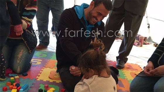   صور كاظم الساهر سفير اليونيسيف يزور مخيمات الاطفال في لبنان صورة رقم 8