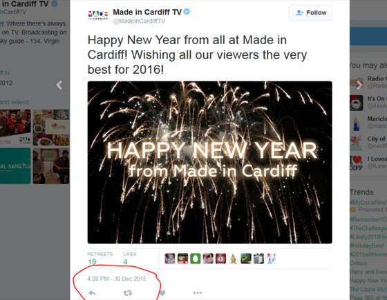 مؤسسات تسابق السنة الجديدة وتعايد على مستخدميها بتغريدات خاطئة صورة رقم 5