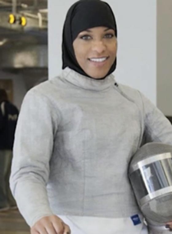 ابتهاج محمد.. لم يمنعها الحجاب من المشاركة في الالعاب الاولمبية!! صورة رقم 1
