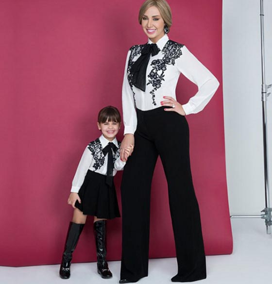 صور جويل مردينيان خبيرة التجميل مع طفلتها الجميلة إيلا بنفس الاطلالة صورة رقم 1
