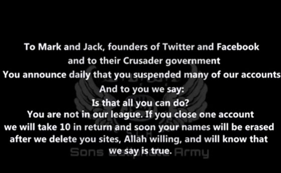 فيديو جديد يهدد فيه انصار داعش مؤسسي فيسبوك وتويتر.. شاهده  صورة رقم 5
