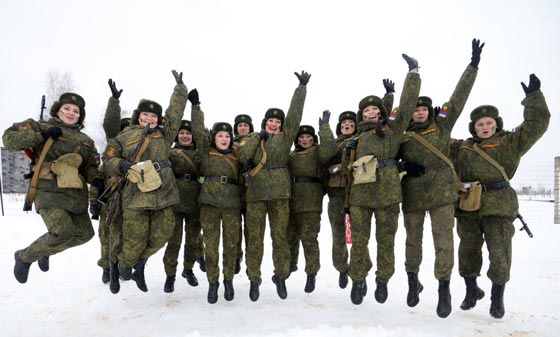 صور أجمل وأقوى المجندات الروسيات: اول مسابقة من نوعها صورة رقم 2