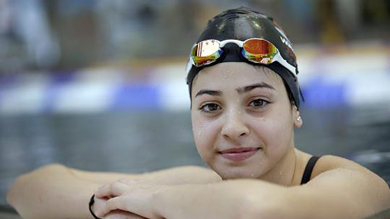 شابة سورية نجت من الغرق في رحلة اللجوء وتبحث عن لقب اولمبي صورة رقم 4
