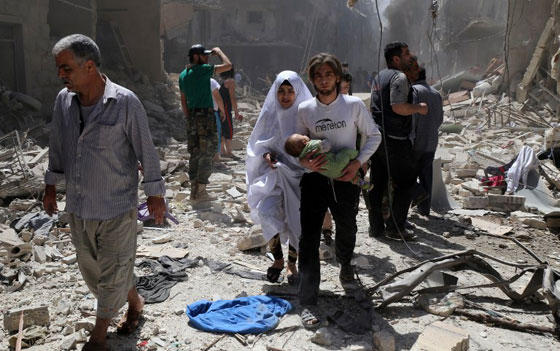  من يزرع النار والدمار ويقصف المدنيين في مدينة حلب؟!  صورة رقم 12