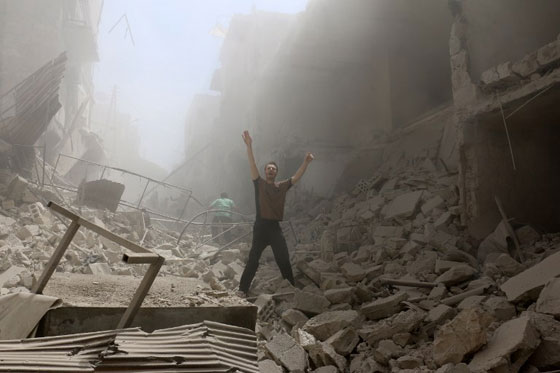  من يزرع النار والدمار ويقصف المدنيين في مدينة حلب؟!  صورة رقم 13