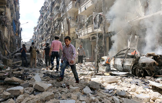  من يزرع النار والدمار ويقصف المدنيين في مدينة حلب؟!  صورة رقم 14
