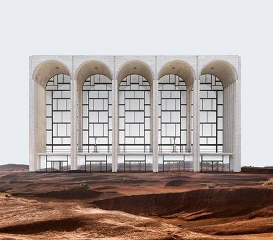 مصمم امريكي يستأصل مباني نيويورك العريقة ويزرعها وسط الصحراء صورة رقم 6