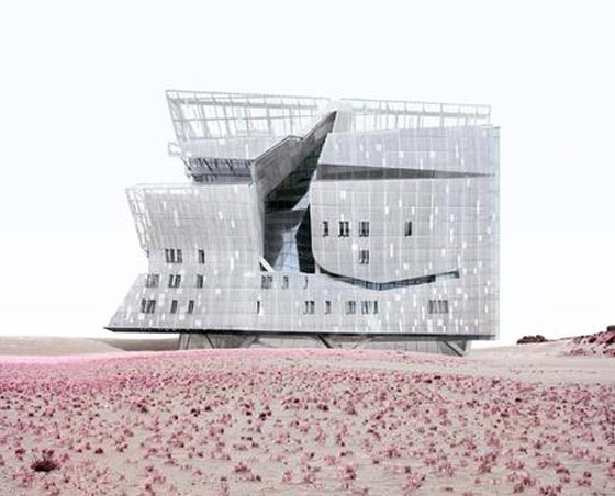 مصمم امريكي يستأصل مباني نيويورك العريقة ويزرعها وسط الصحراء صورة رقم 7