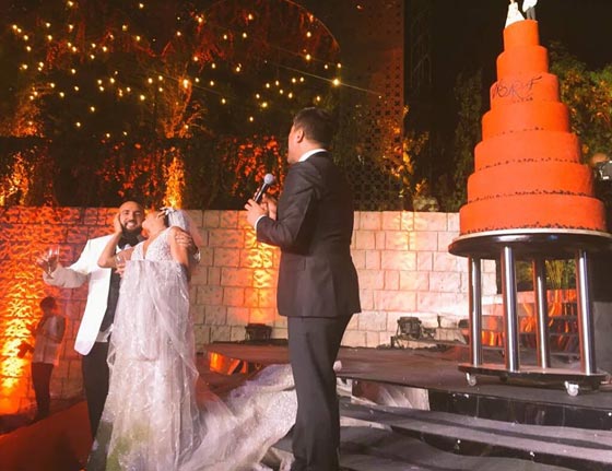 فيديو وصور زفاف ريما فقيه: ملكة جمال ترتدي فستانا يليق بها صورة رقم 12