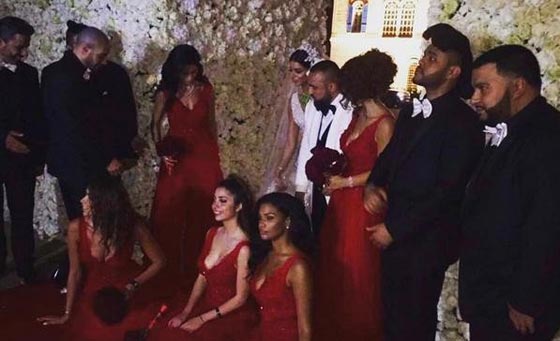 فيديو وصور زفاف ريما فقيه: ملكة جمال ترتدي فستانا يليق بها صورة رقم 10
