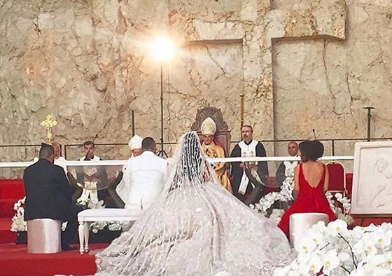 فيديو وصور زفاف ريما فقيه: ملكة جمال ترتدي فستانا يليق بها صورة رقم 3