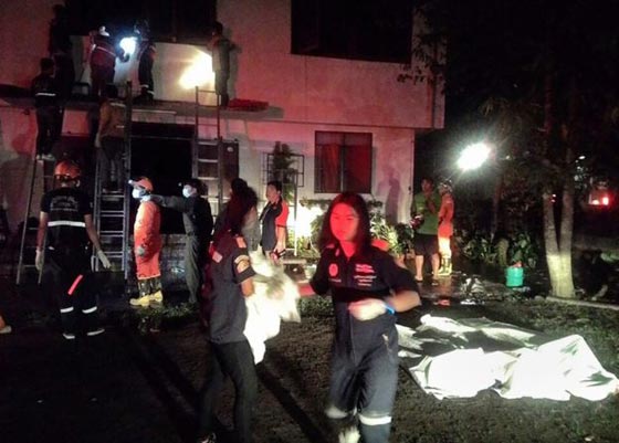مصرع 17 تلميذة في حريق شب في مبيت للطالبات بتايلاند صورة رقم 6