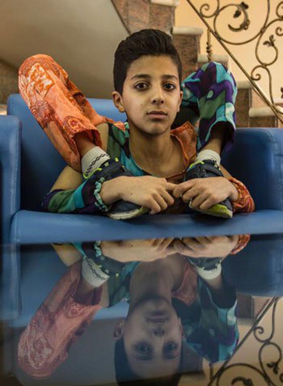 الطفل الفلسطيني محمد الشيخ يتحدى الحصار ويحلم بدخول جينيس صورة رقم 4