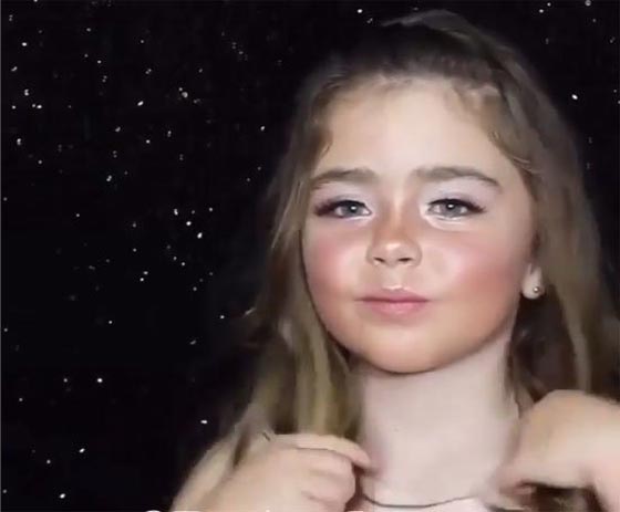 فيديو طريف: طفلة مذهلة تضع مكياج احترافي بشكل متقن صورة رقم 10