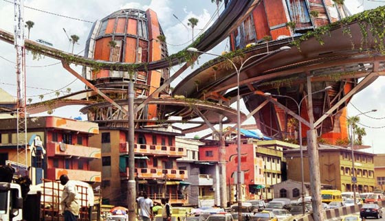 هكذا ستبدو مدينة لاغوس الفقيرة وذات الاكواخ الصدئة عام 2050 صورة رقم 2