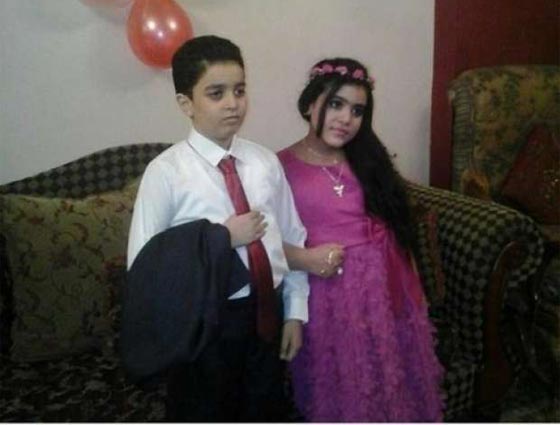  صور زواج وخطوبة اطفال في مصر: العريس 9 سنوات والعروس 8 سنوات!  صورة رقم 2