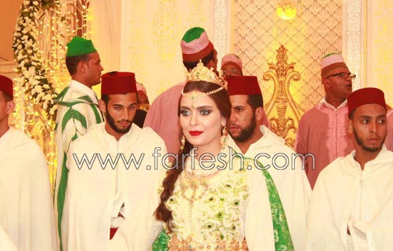 صور وفيديو حفل زفاف المغربية صفاء حبيركو بطلة مسلسل 
