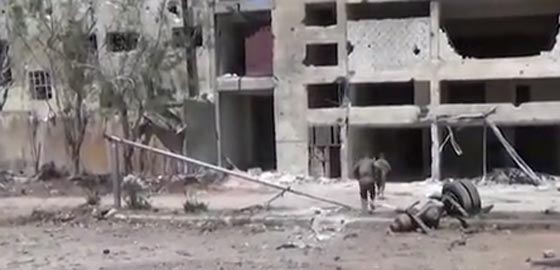 طائرة بدون طيار تظهر الدمار في حلب وامريكا تحذر من خدعة روسية صورة رقم 1