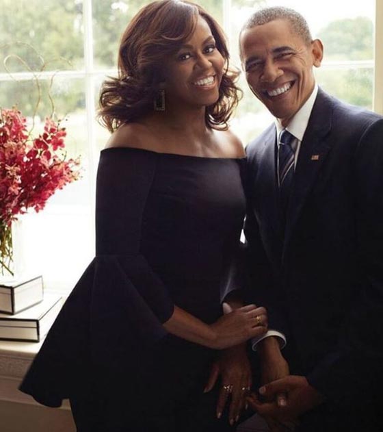 صور رومانسية تجمع اوباما مع زوجته ميشيل تحصد اعجاب الجمهور صورة رقم 3