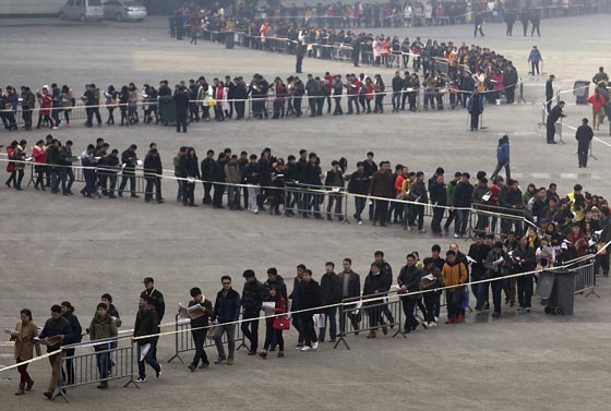 صور غريبة: لن تصدّق ما يسببه الازدحام الخانق في الصين! صورة رقم 8