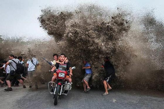 صور مذهلة لظاهرة التنين الفضي على ضفة نهر في الصين صورة رقم 8