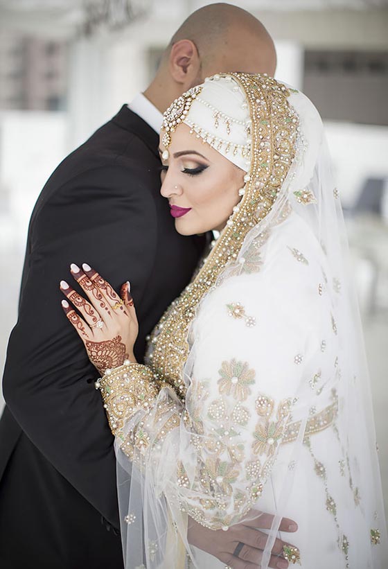 صور اجمل فساتين زفاف المحجبات عالميا بينهن عروس لبنانية ومصرية  صورة رقم 3