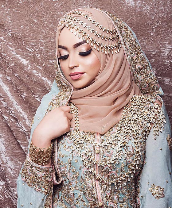 صور اجمل فساتين زفاف المحجبات عالميا بينهن عروس لبنانية ومصرية  صورة رقم 5