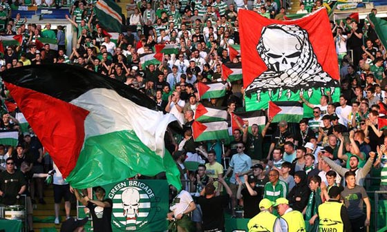 تغريم فريق سيلتيك على رفع الأعلام الفلسطينية خلال مباراة امام بئر السبع صورة رقم 3