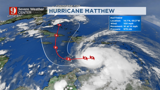 اعصار ماثيو يزداد قوة فوق الكاريبي وجامايكا تستعد لمواجهته صورة رقم 3