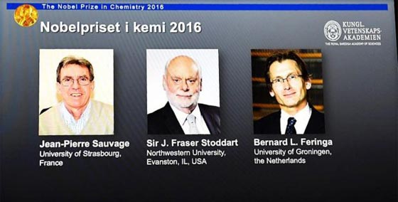 جائزة نوبل للكيمياء تمنح لـ3 علماء استطاعوا التحكم بحركة الجزيئات صورة رقم 1