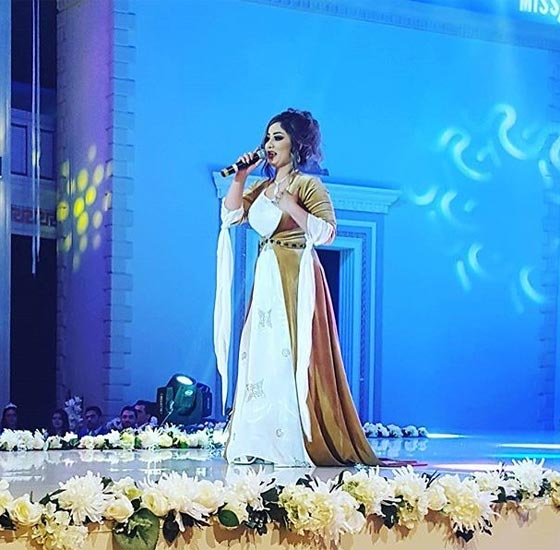  فيديو  وصور ملكة جمال كردستان العراق وبرواس حسين تحيي الحفل صورة رقم 5